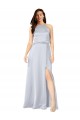 Purchase Silky Satin A-Line Long Sleeveless Low Back Formal Evening Dress
