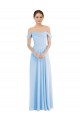 Purchase Soft Chiffon A-Line Long Sleeveless Formal Evening Dress