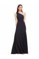 Purchase Stretch Crepe A-Line Long Sleeveless Dark Navy Prom Dresses