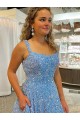 Purchase Velvet Sequin Court Train Sleeveless Evening Dress