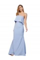 Purchase Stretch Crepe A-Line Long Sleeveless Low Back Formal Dress