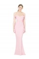 Purchase Stretch Crepe A-Line Long Sleeveless Low Back Formal Evening Dress