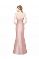 Purchase Stretch Satin A-Line Long Sleeveless Sweetheart Low Back Prom Dresses
