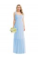 Purchase Soft Chiffon A-Line Long Sleeveless Spaghetti Straps Evening Dresses