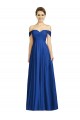 Purchase Soft Chiffon A-Line Long Cap Sleeves Semi Formal Evening Dress