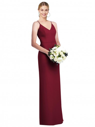 Purchase Luxe Chiffon A-Line Long Sleeveless Formal Dress