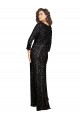 Purchase Sequin A-Line Long Long Sleeves Formal Dress