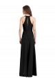 Purchase Stretch Crepe Sheath Long Sleeveless Front Slit Prom Dresses