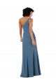 Purchase Soft Chiffon A-Line Long Sleeveless Skirt Slit Evening Dresses