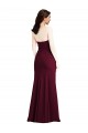Purchase Stretch Crepe Trumpet Long Sleeveless Semi Formal Evening Dress