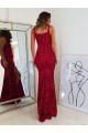 Purchase Velvet Sequin Sheath Long Sleeveless Prom Dress