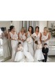 Purchase Soft Chiffon A-Line Long Sleeveless Low Back Evening Dress