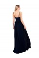 Purchase Soft Chiffon A-Line Long Sleeveless High Slit Evening Dresses