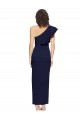 Purchase Stretch Crepe Sheath Sheath Sleeveless Dark Navy Formal Evening Dress