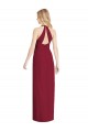 Purchase Soft Chiffon Trumpet Long Sleeveless Desert Rose Evening Dresses