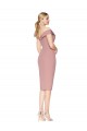Purchase Stretch Crepe Mermaid Knee Length Sleeveless Black Tie Evening Dress