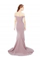 Purchase Stretch Crepe Mermaid Sweep Train Sleeveless Evening Dress
