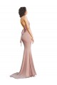 Purchase Spandex Mermaid Long Sleeveless Low Back Formal Evening Dress