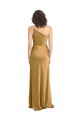 Purchase Stretch Satin A-Line Long Sleeveless Formal Evening Dress