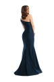 Purchase Silky Satin Mermaid Long Sleeveless Light Sky Blue Prom Dresses