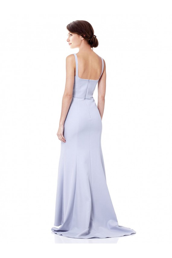 Purchase Stretch Crepe Mermaid Long Sleeveless High Neck Evening Dress