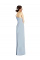 Purchase Stretch Crepe Trumpet Trumpet Sleeveless Light Sky Blue Formal Evening Dress