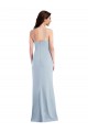Purchase Stretch Crepe Trumpet Trumpet Sleeveless Light Sky Blue Evening Gown