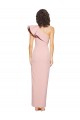 Purchase Stretch Crepe Sheath Long Sleeveless One Shoulder Prom Dresses