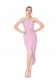 Purchase Stretch Crepe Mermaid Knee Length Sleeveless Evening Dress