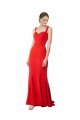 Purchase Stretch Crepe Mermaid Long Red Formal Evening Dress