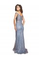 Purchase Sequin Mermaid Long Sleeveless High Slit Prom Dresses