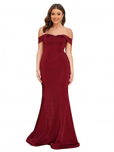 Purchase Spandex Mermaid Long Sleeveless Plus Size Formal Evening Dress