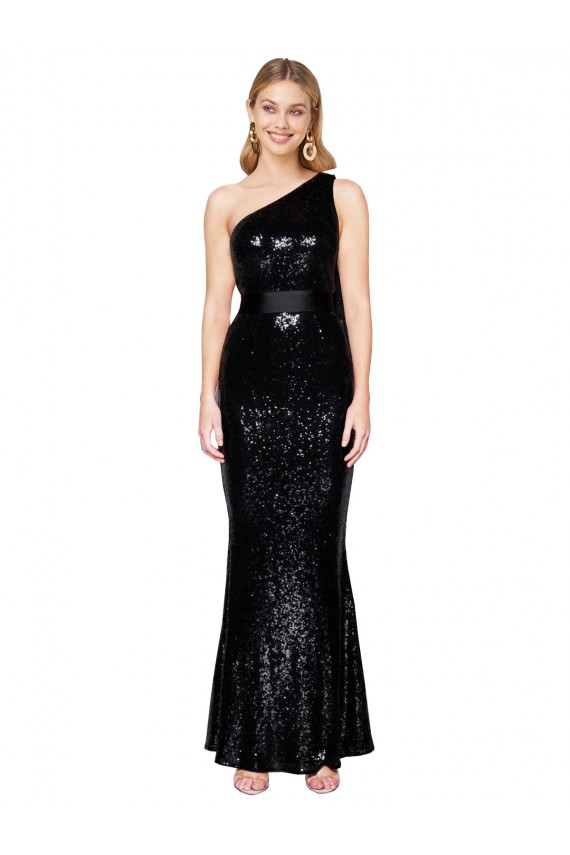 Purchase Sequin Mermaid Long Sleeveless Formal Evening Dress