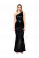 Purchase Sequin Mermaid Long Sleeveless Formal Evening Dress