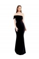 Purchase Stretch Crepe Mermaid Long Sleeveless Keyhole Back Prom Dresses