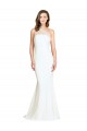 Purchase Stretch Crepe & Tulle Mermaid Sweep Train Sleeveless Formal Evening Dress