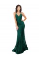 Purchase Lace Mermaid Long Sleeveless Open Back Black Tie Evening Dress