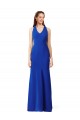 Purchase Stretch Crepe Mermaid Long Sleeveless Formal Evening Gown