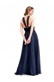 Purchase Soft Tulle A-Line Long Sleeveless Evening Dress