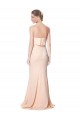 Purchase Stretch Crepe Mermaid Long Sleeveless Black Tie Evening Dress
