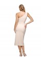 Purchase Stretch Crepe Sheath Midi Length Sleeveless High Side Slit Prom Dresses