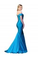 Purchase Satin Mermaid Long Sleeveless Formal Evening Dress