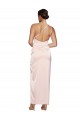 Purchase Silky Satin A-Line Long Sleeveless Low Back Semi Formal Evening Dress