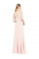 Purchase Stretch Crepe A-Line Sleeveless Pink Formal Evening Dress