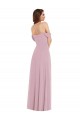 Purchase Soft Chiffon A-Line Long Sleeveless Black Tie Evening Dress