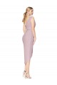 Purchase Soft Chiffon Mermaid Cocktail Length Sleeveless One Shoulder V-Back Prom Dresses