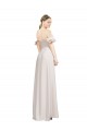 Purchase Stretch Crepe A-Line Long Sleeveless Side Slit Prom Dresses