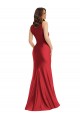 Purchase Silky Satin Mermaid Long Sleeveless Side Slit Prom Dresses