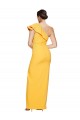 Purchase Stretch Crepe Sheath Long Sleeveless High Slit Prom Dresses