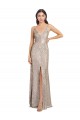 Purchase Sequin & Sparkling Sequin Sheath Long Sleeveless V-Back Formal Evening Dress